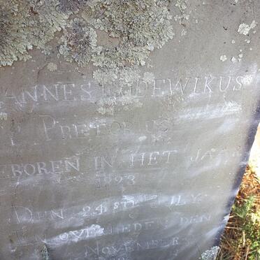 PRETORIUS Johannes Lodewikus 1823-1896 &amp; Anna Fredrica WEIDEMAN 1828-1902 :: PRETORIUS C.J. -1888