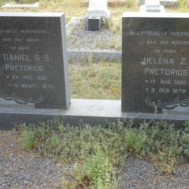 PRETORIUS Daniel S.S. 1890-1940 &amp; Helena Z. 1900-1975