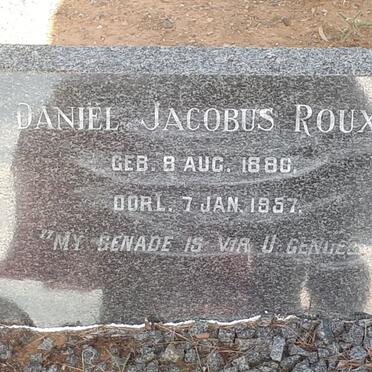 ROUX Daniël Jacobus 1880-1957