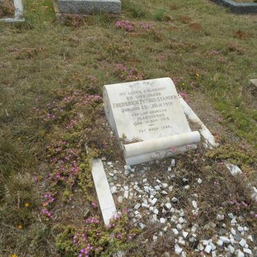 STANDER Frederick Petrus -1930 :: STANDER Marthinus -1918