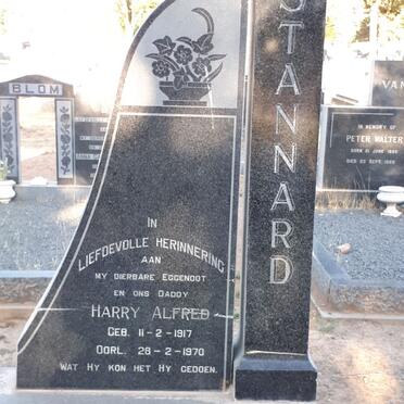 STANNARD Harry Alfred 1917-1970