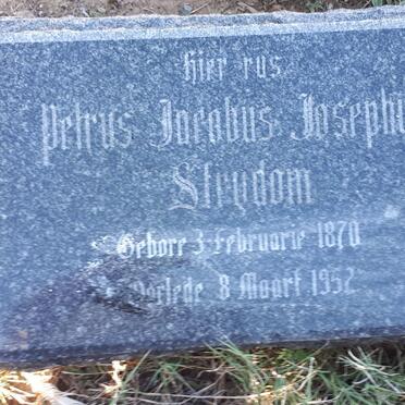 STRYDOM Petrus Jacobus Josephus 1870-1952