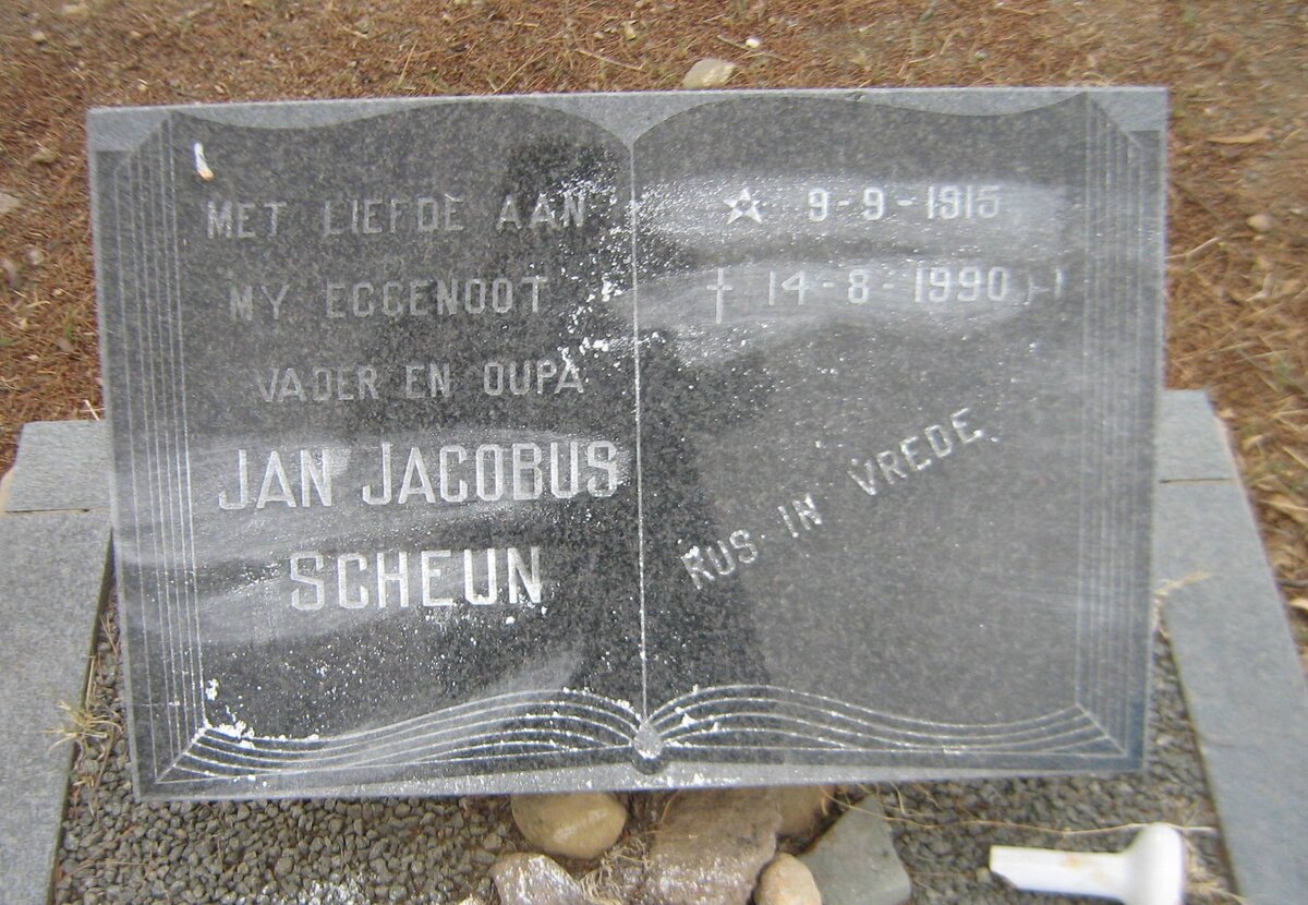 SCHEUN Jan Jacobus 1915-1990