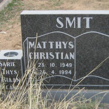 SMIT Matthys Christian 1949-1994