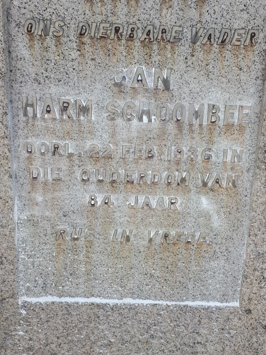 SCHOOMBEE Jan Harm -1936