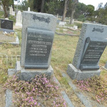 SCHOOMBEE Andries Lodewicus 1864-1932 &amp; Alida Barendina 1871-1934