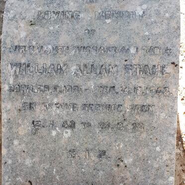 STAHL William Allan 1901-1943