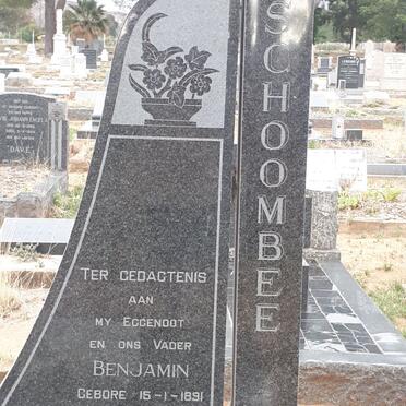 SCHOOMBEE Benjamin 1891-1972