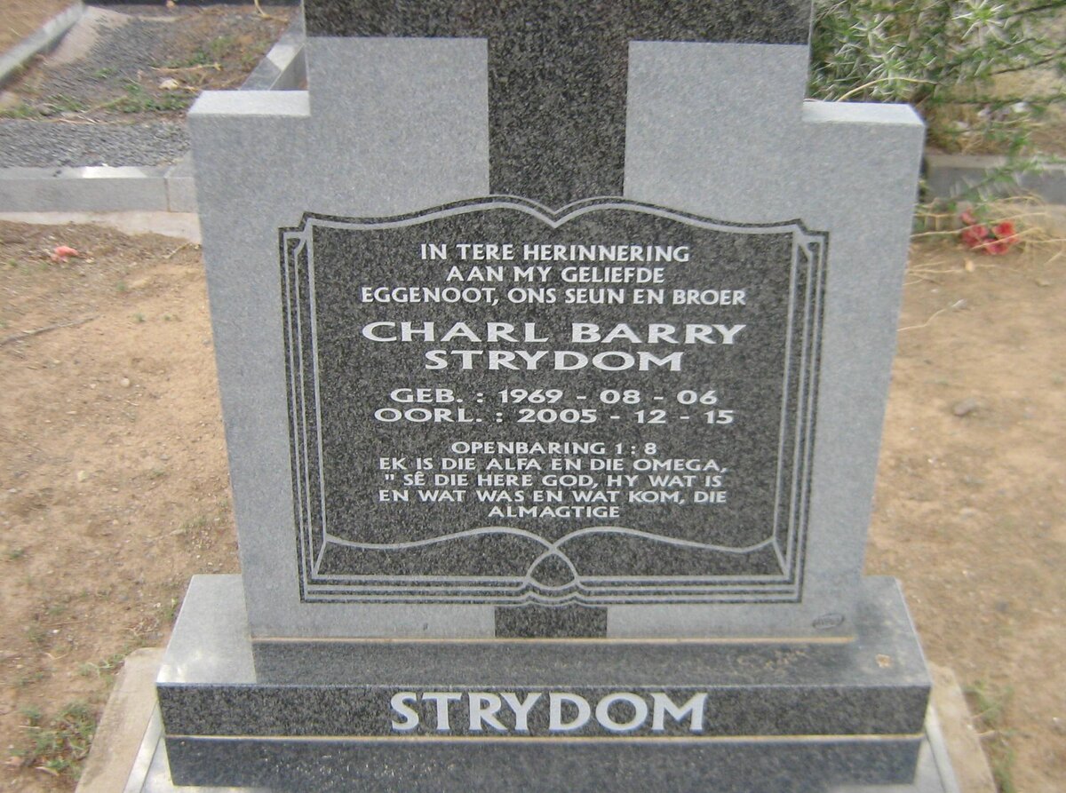 STRYDOM Charl Barry 1969-2005