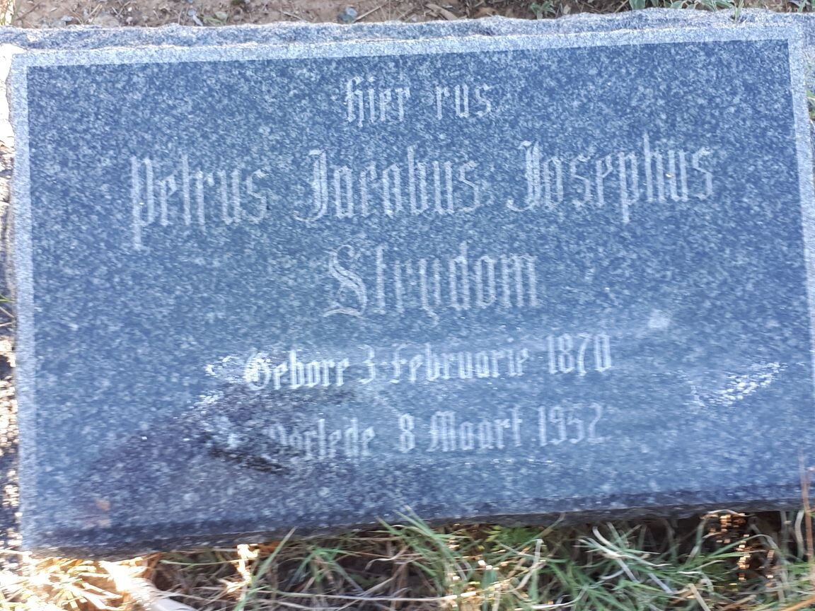 STRYDOM Petrus Jacobus Josephus 1870-1952