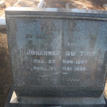 TOIT Johannes, du 1867-1936