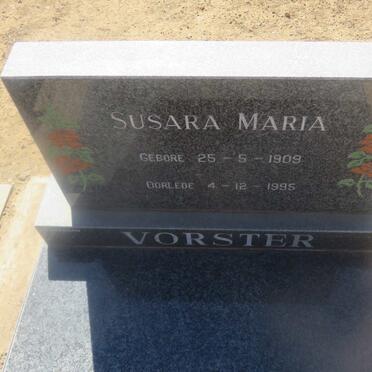 VORSTER Susara Maria 1909-1995