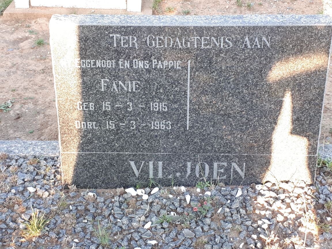 VILJOEN Fanie 1915-1963