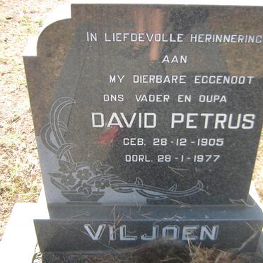 VILJOEN David Petrus 1905-1977