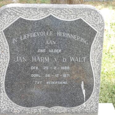 WALT Jan Harm, v.d. 1888-1971