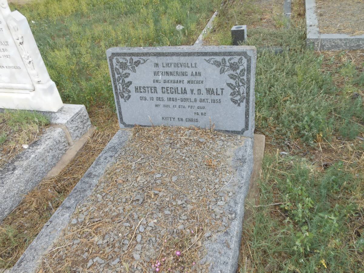 WALT Hester Cecilia, v.d. 1889-1955