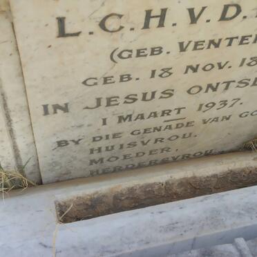 WALT L.C.H., v.d. nee VENTER 1879-1937