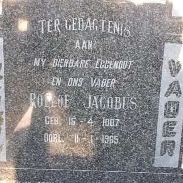 WALT Roelof Jacobus, van der  1887-1965 &amp; Lazyja Christina VORSTER 1892-1971