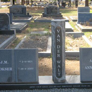 WALT J.M., van der 1931-2000 &amp; A.C. 1929-2006