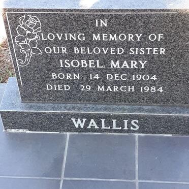 WALLIS Isobel Mary 1904-1984