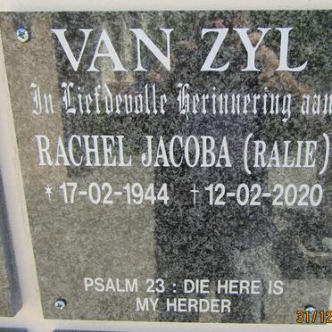 ZYL Rachel Jacoba, van 1944-2020