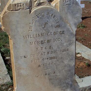 MORGENROOD William George -1903