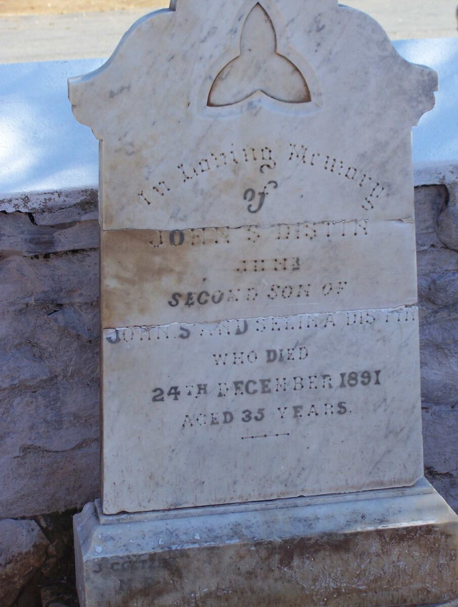 DISTIN John S. -1891