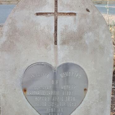 BIBBY Martha Elizabeth 1876-1952