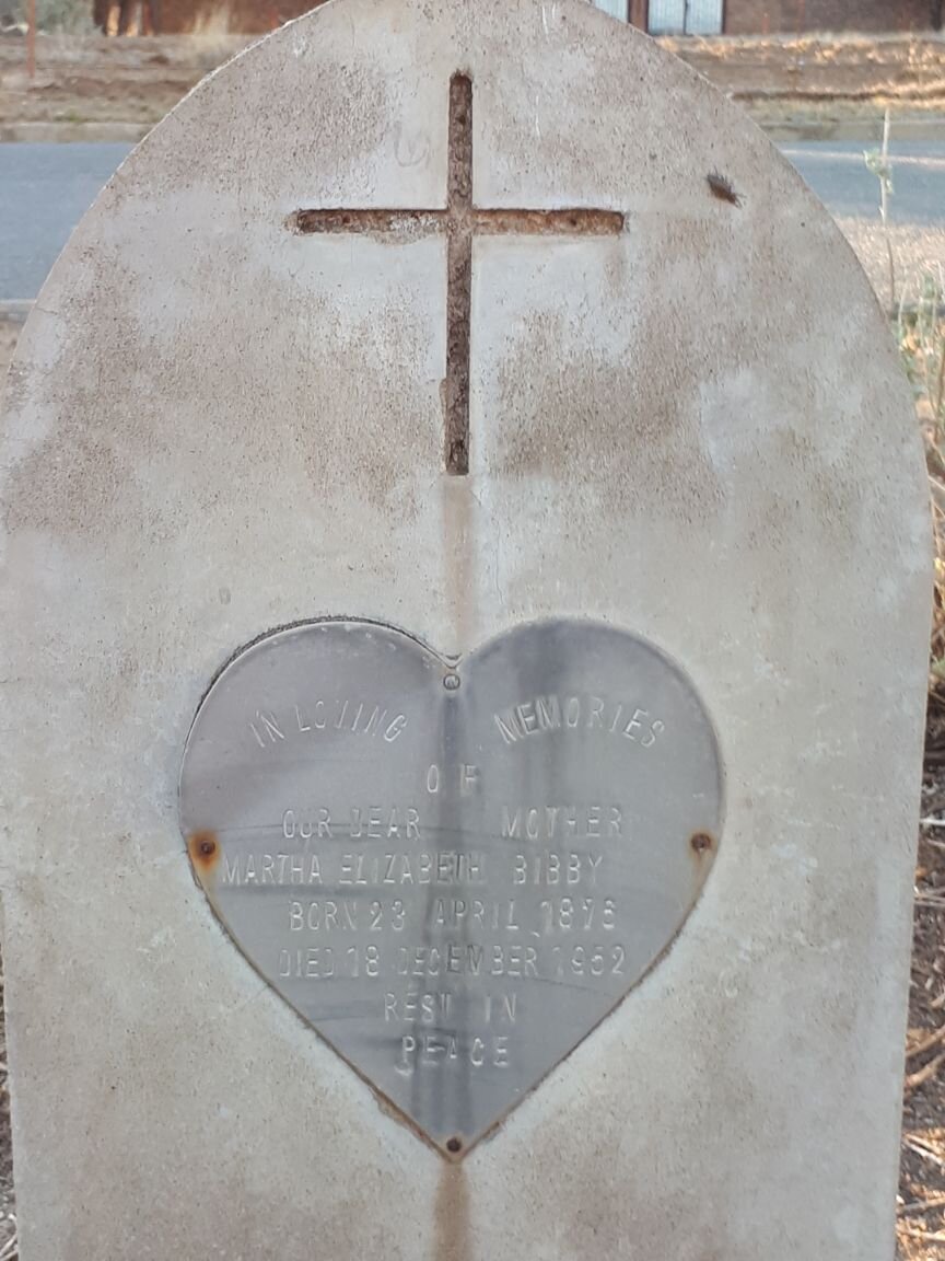 BIBBY Martha Elizabeth 1876-1952