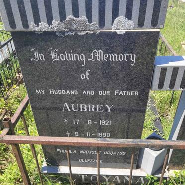 TOYANA Aubrey 1921-1990