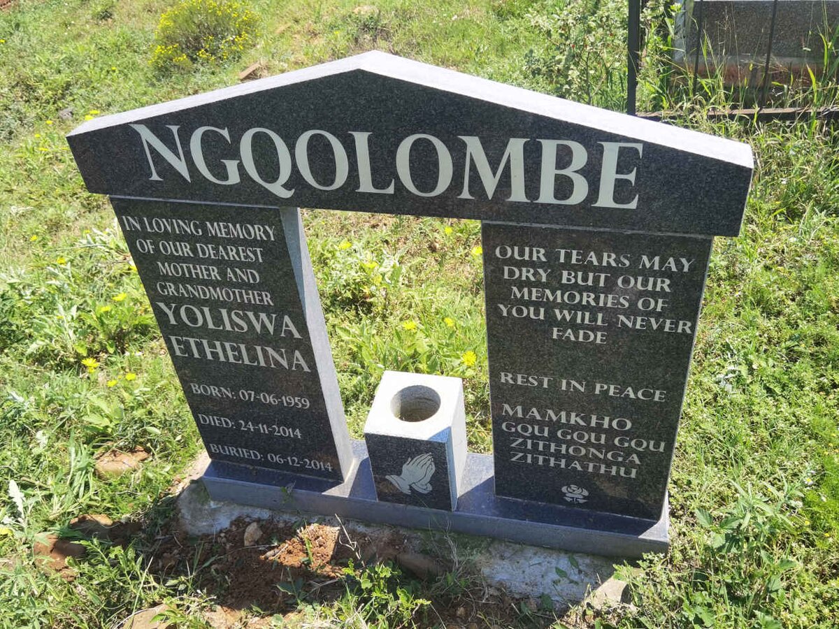 NGQOLOMBE Yoliswa Ethelina 1959-2014