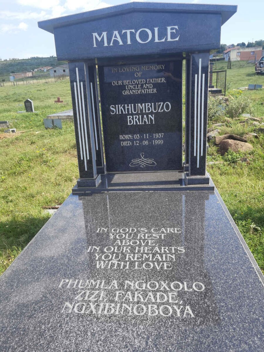 MATOLE Sikhumbuzo Brian 1937-1999