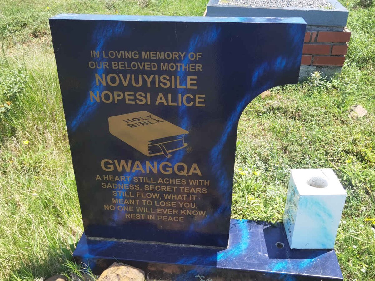 GWANGQA Novuyisile Nopesi Alice ?-?