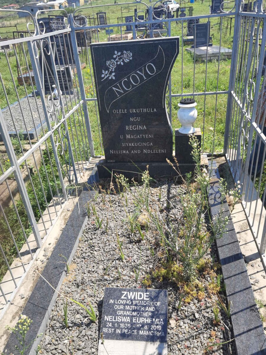 NCOYO Regina :: ZWIDE Neliswa Euphemia 1936-2019