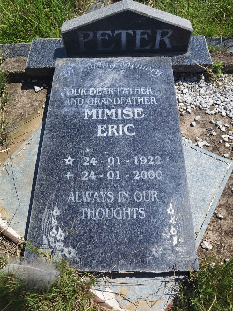 PETER Mimise Eric 1922-2000