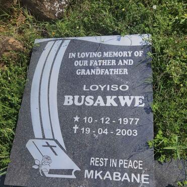 BUSAKWE Loyiso 1977-2003