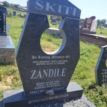 SKITI Zandile 1984-2015