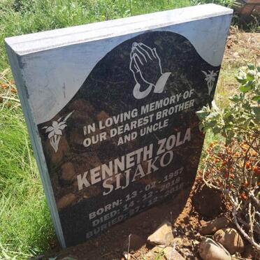 SIJAKO Kenneth Zola 1957-2018