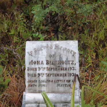 BIRKHOLTZ Mona 1931-1931