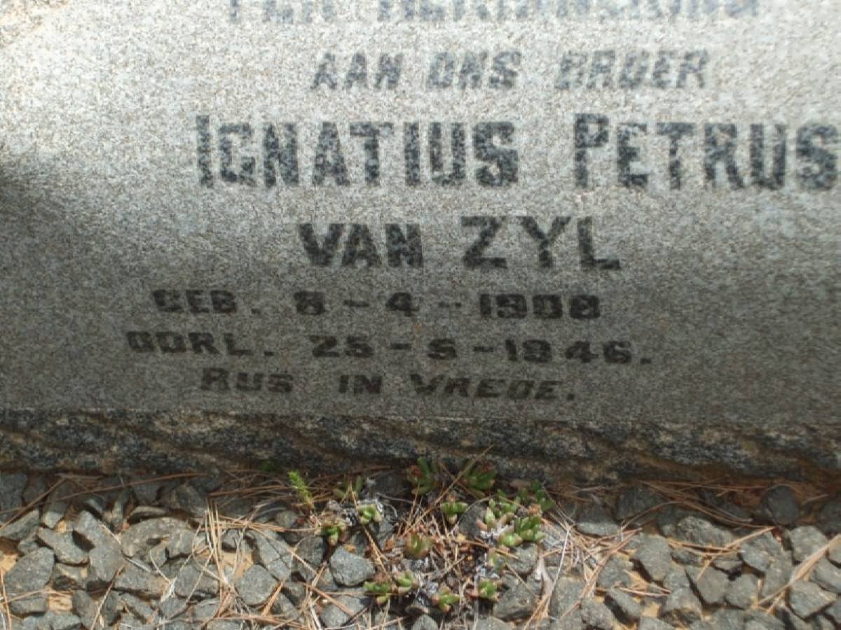 ZYL Ignatius Petrus, van 1908-1946