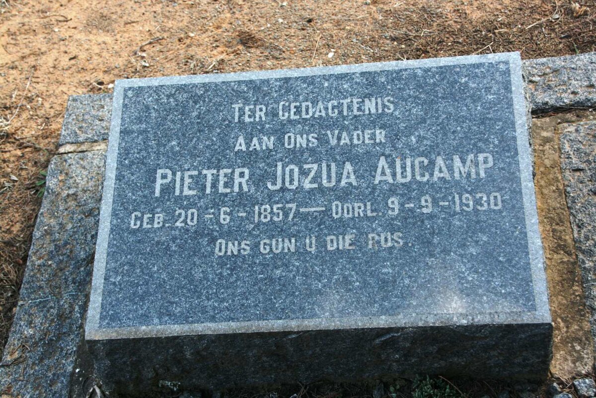 AUCAMP Pieter Jozua 1857-1930