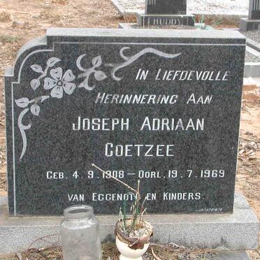 COETZEE Joseph Adriaan 1908-1969