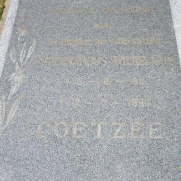 COETZEE Ferdinand Wihelmus 190?-1980