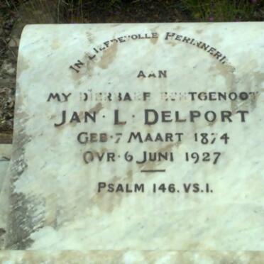 DELPORT Jan L. 1874-1927