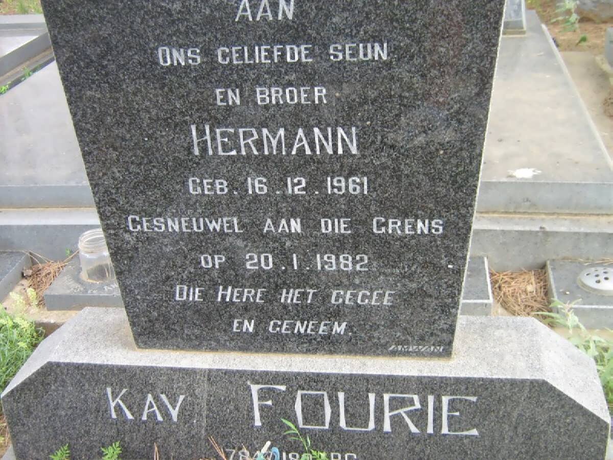 FOURIE Hermann 1961-1982