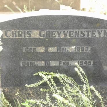 GREYVENSTEYN Chris 1883-1945