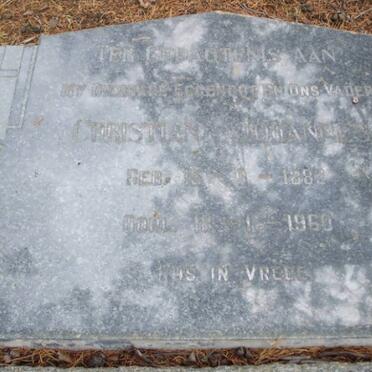 LABUSCHAGNE Christiaan Johannes 1882-1960