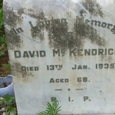 McKENDRICK David -1935
