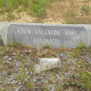 RUSHMERE Cecil Valentine John