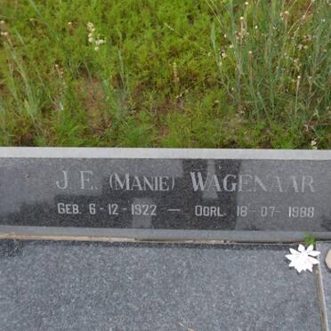 WAGENAAR J.E. 1922-1988